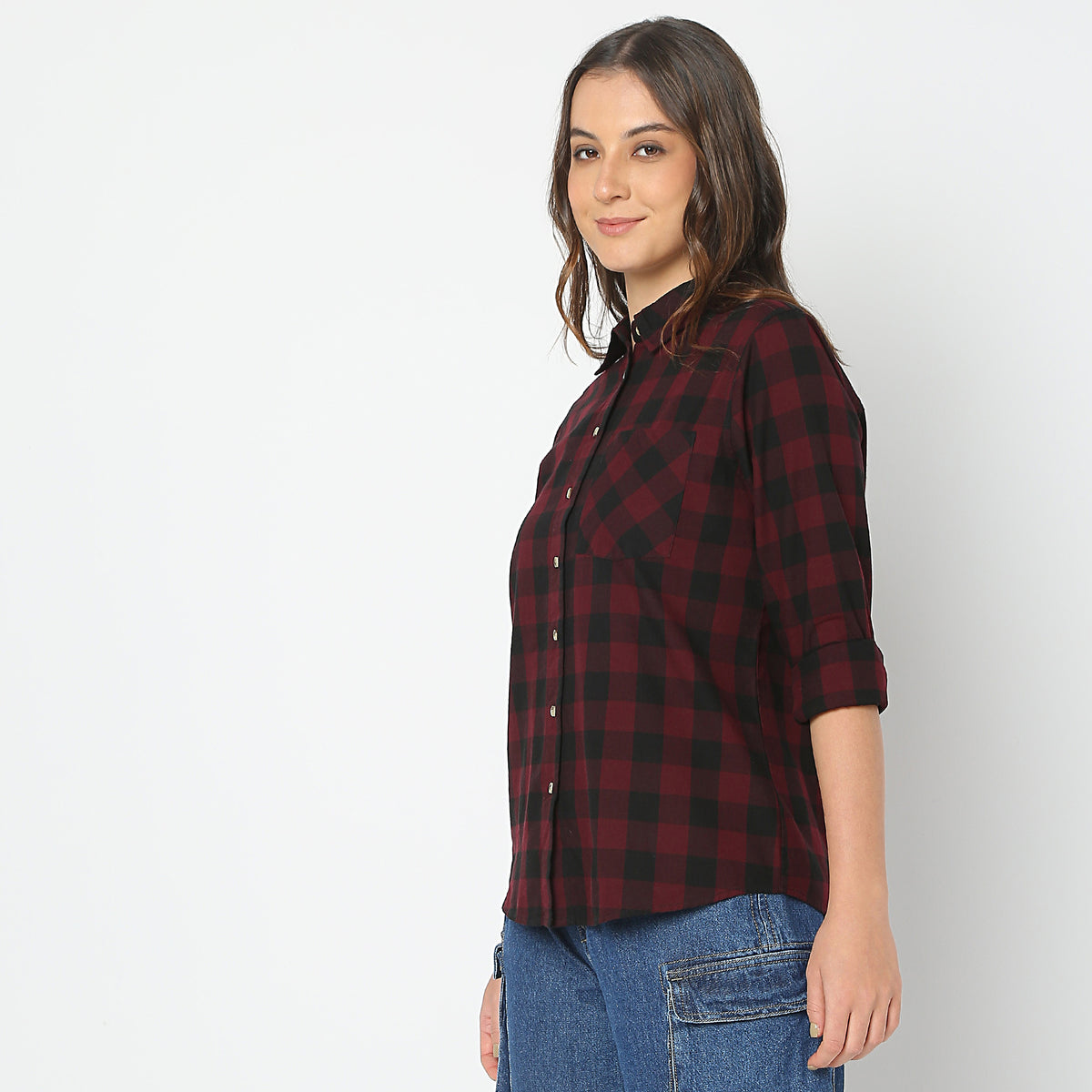 Regular Fit Checkered Shirt