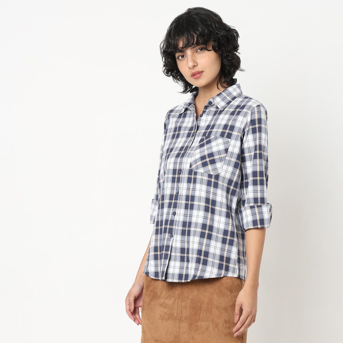 Regular Fit Checkered Shirt