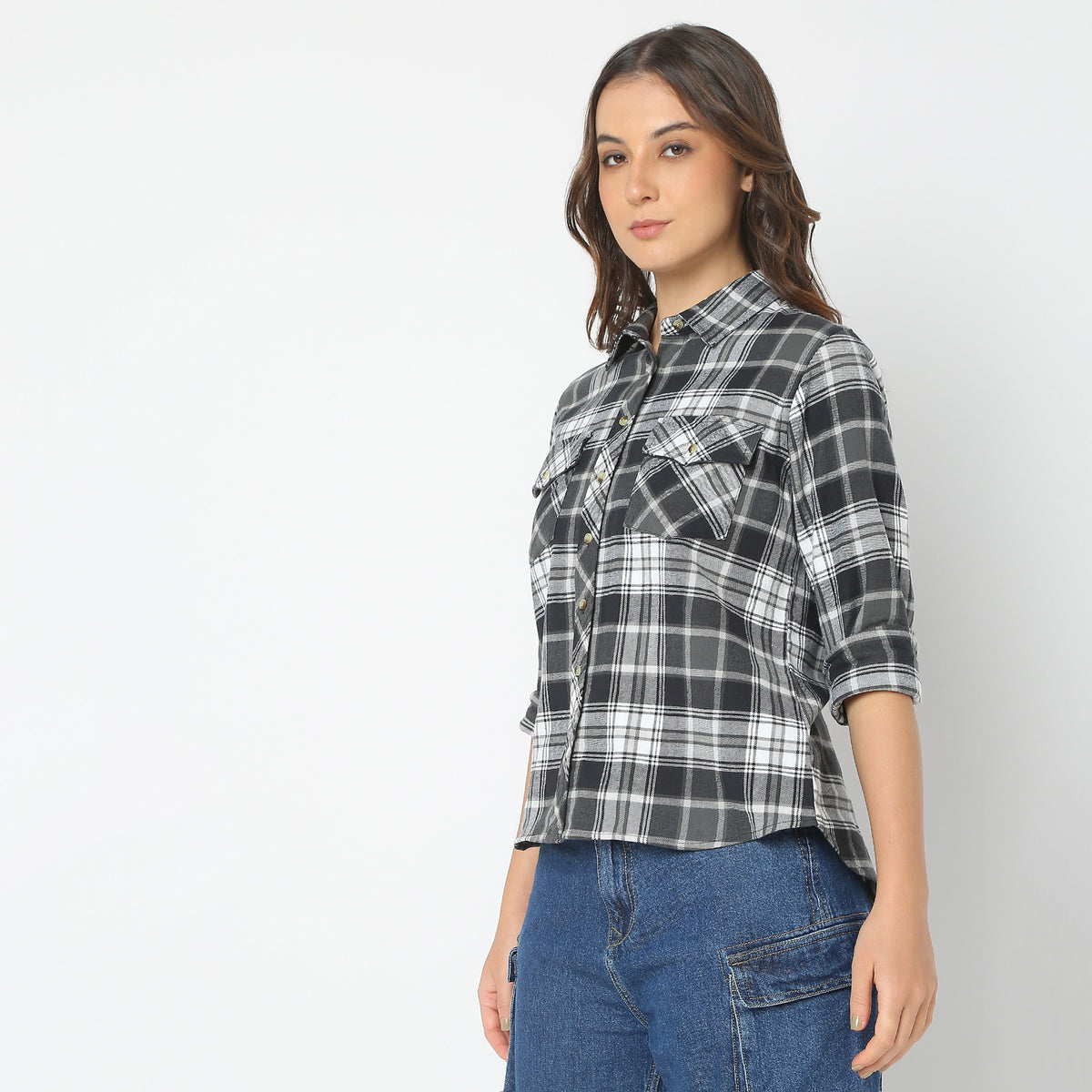 Regular Fit Checkered Shirt