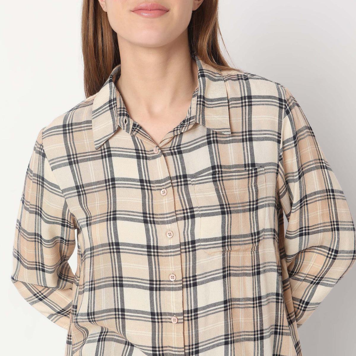 Regular Fit Checkered Shirt