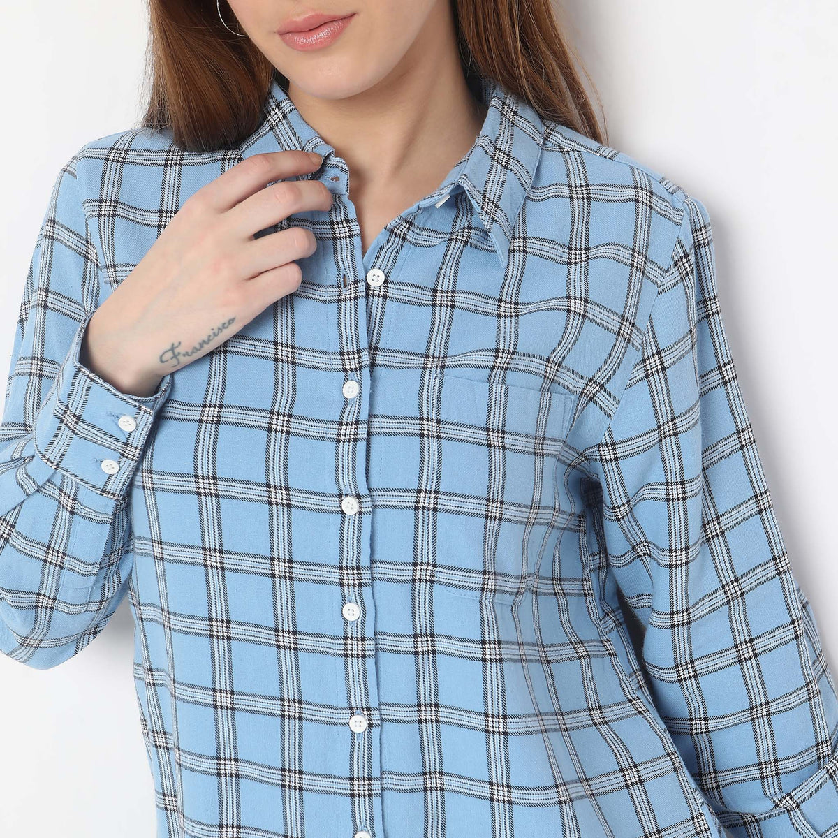 Regular Fit Checkered Shirt