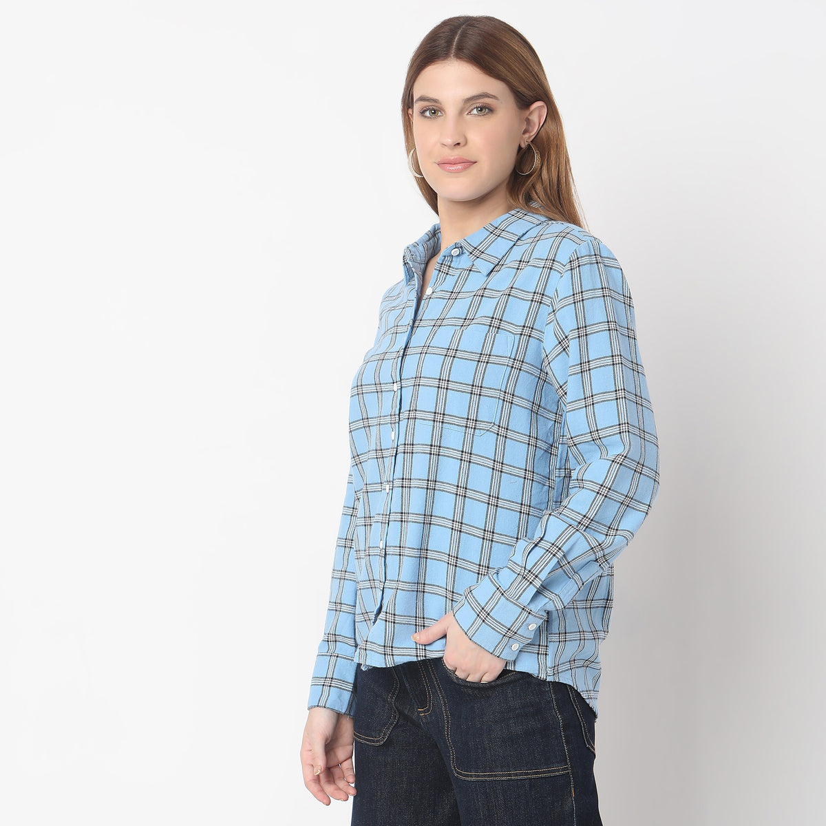 Regular Fit Checkered Shirt