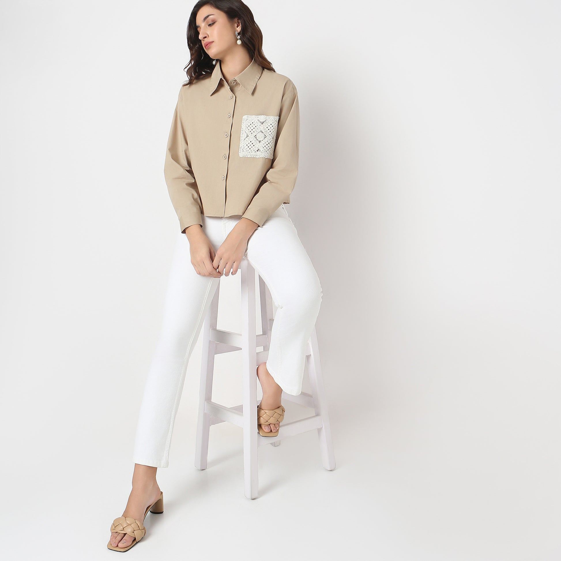 Regular Fit Solid Shirt