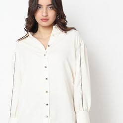 Regular Fit Solid Shirt