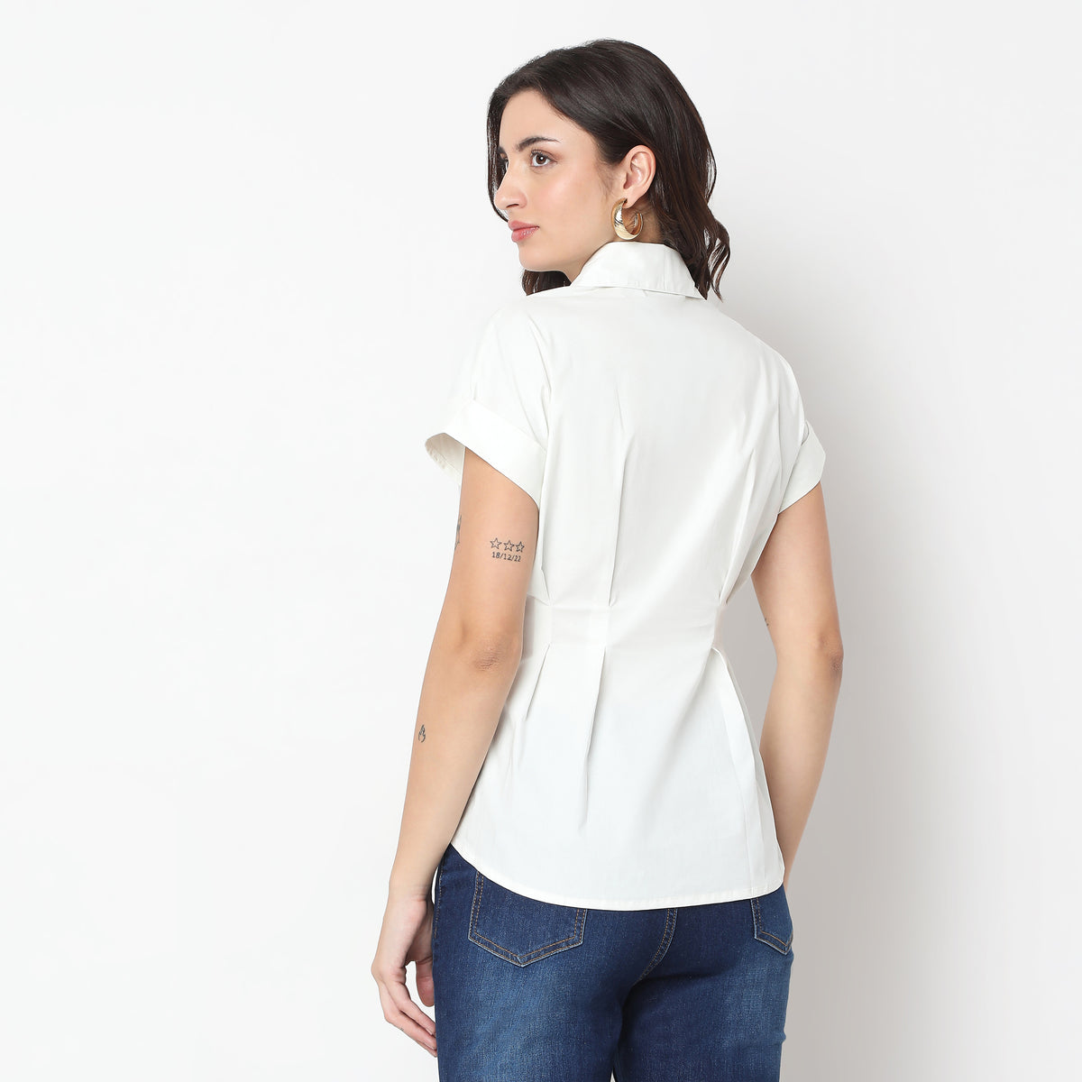 Regular Fit Solid Shirt