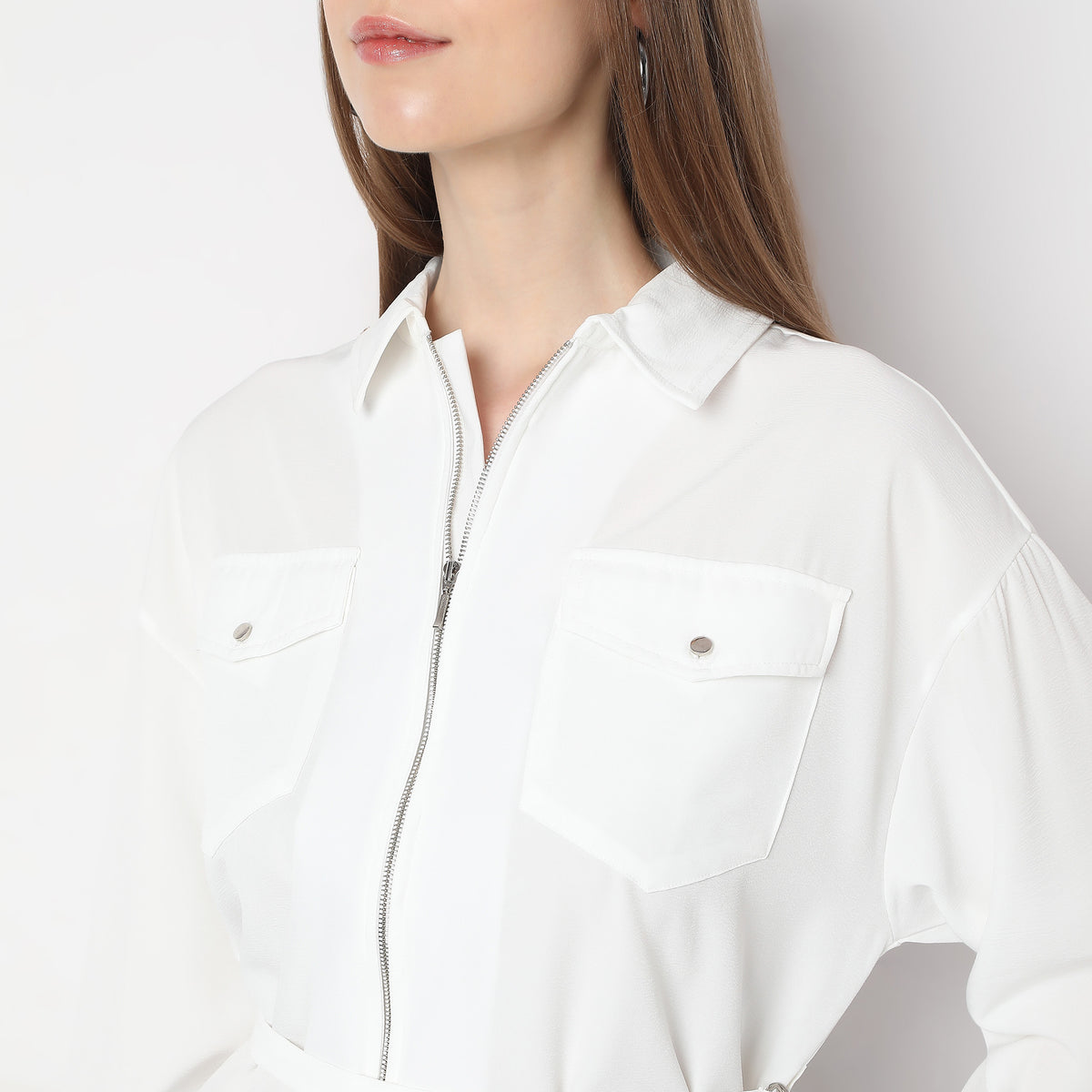 Regular Fit Solid Shirt