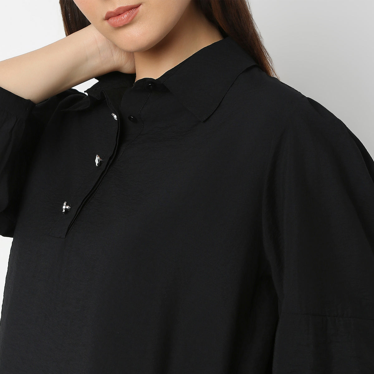 Regular Fit Solid Shirt