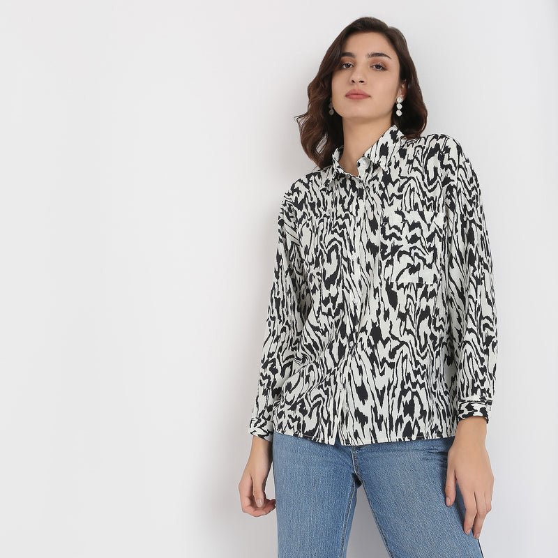 Regular Fit Printed Shirt