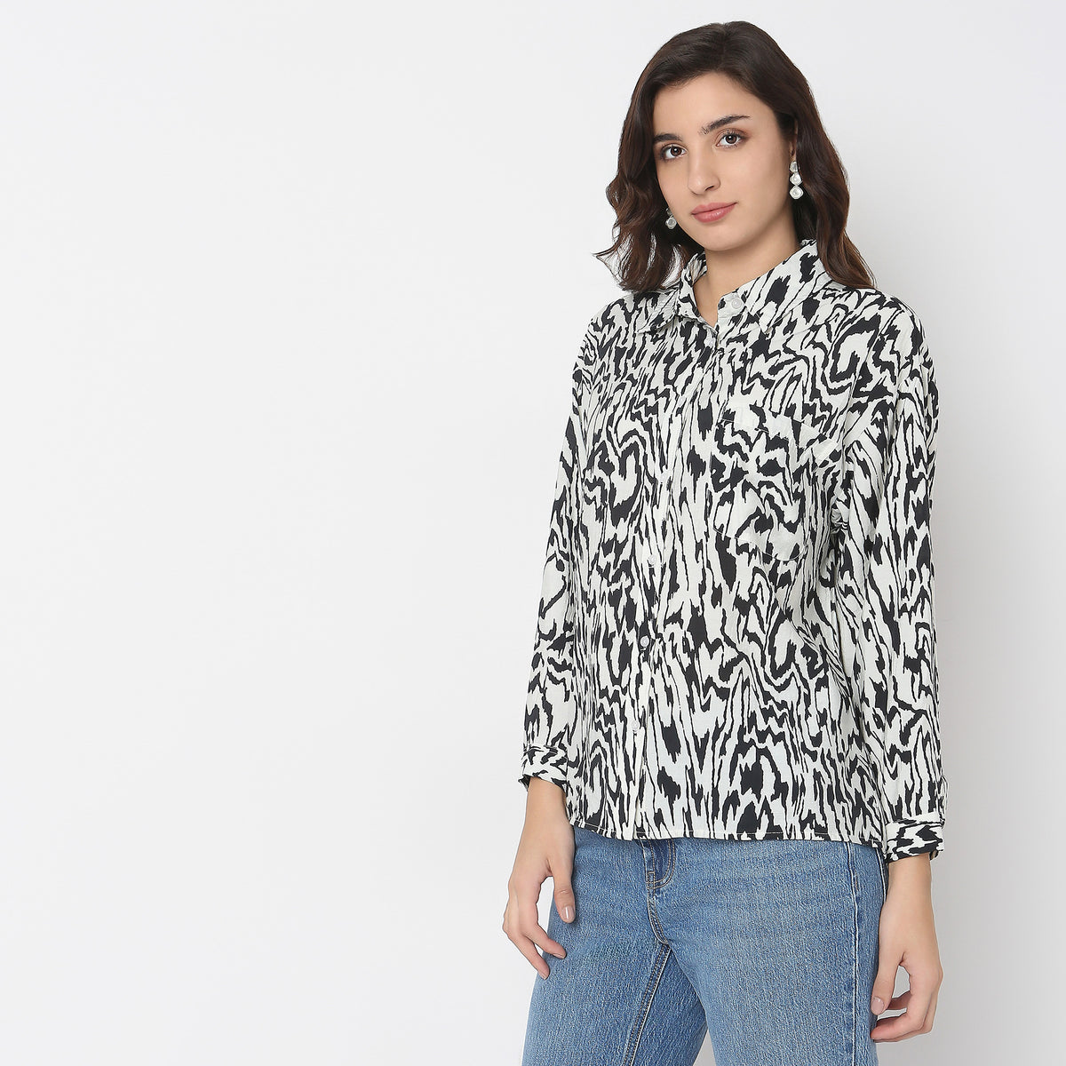 Regular Fit Printed Shirt