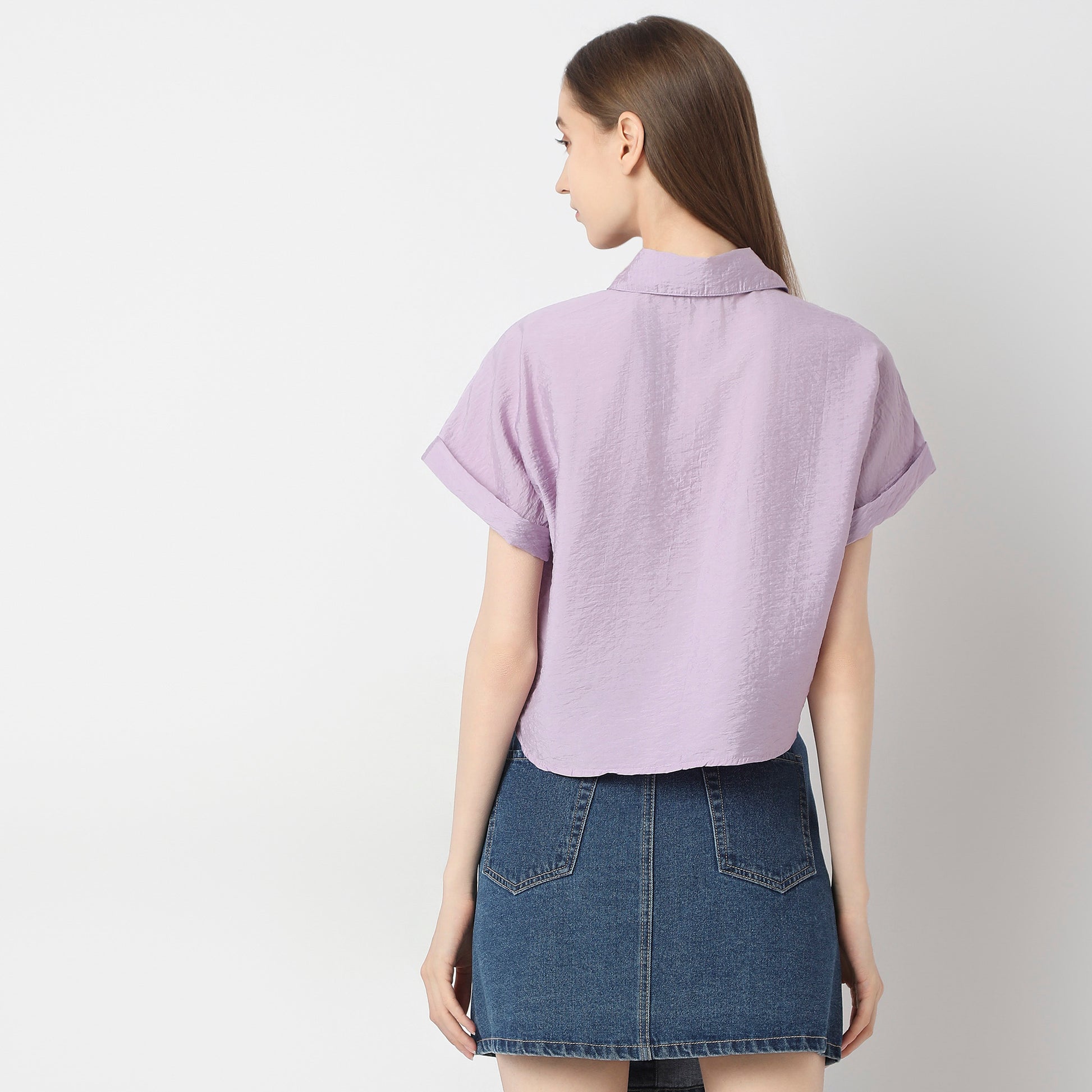 Regular Fit Solid Shirt