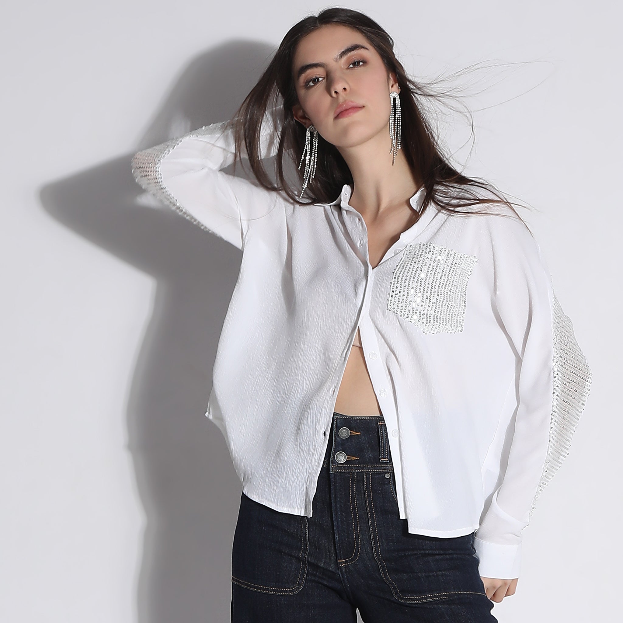 Regular Fit Embellished Shirt