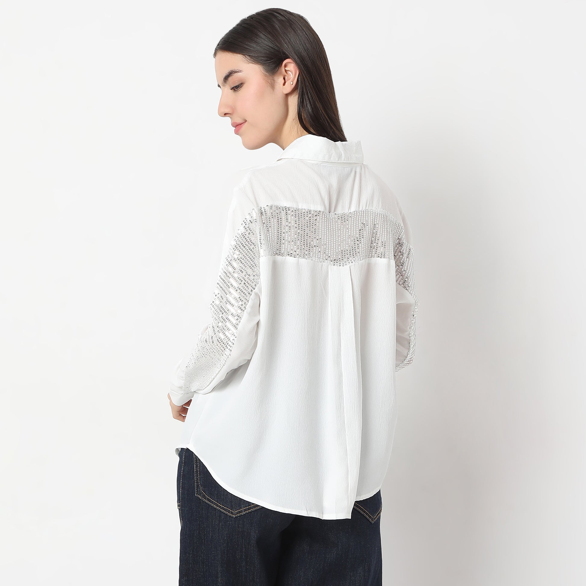 Regular Fit Embellished Shirt