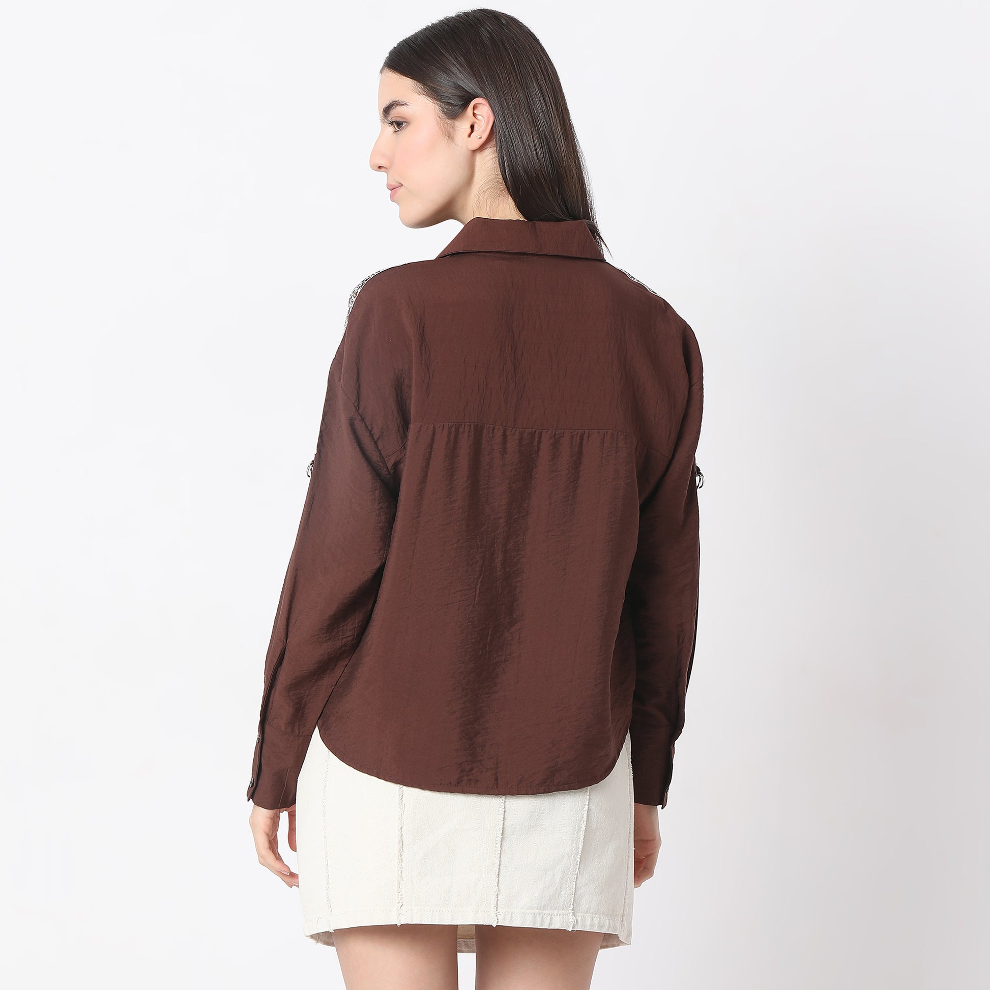 Regular Fit Solid Shirt