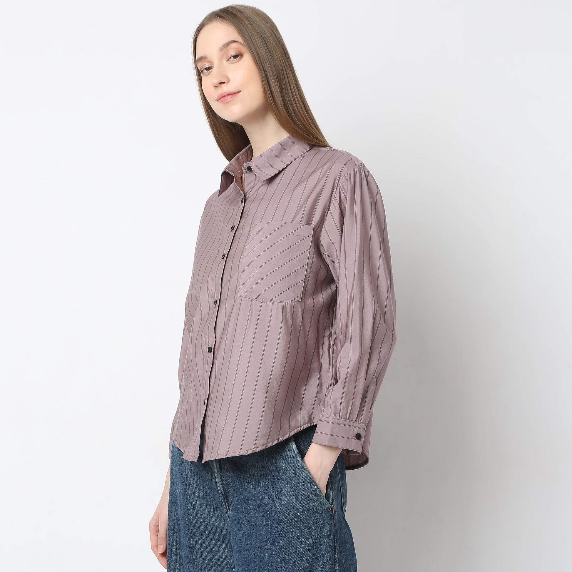 Regular Fit Striped Shirt