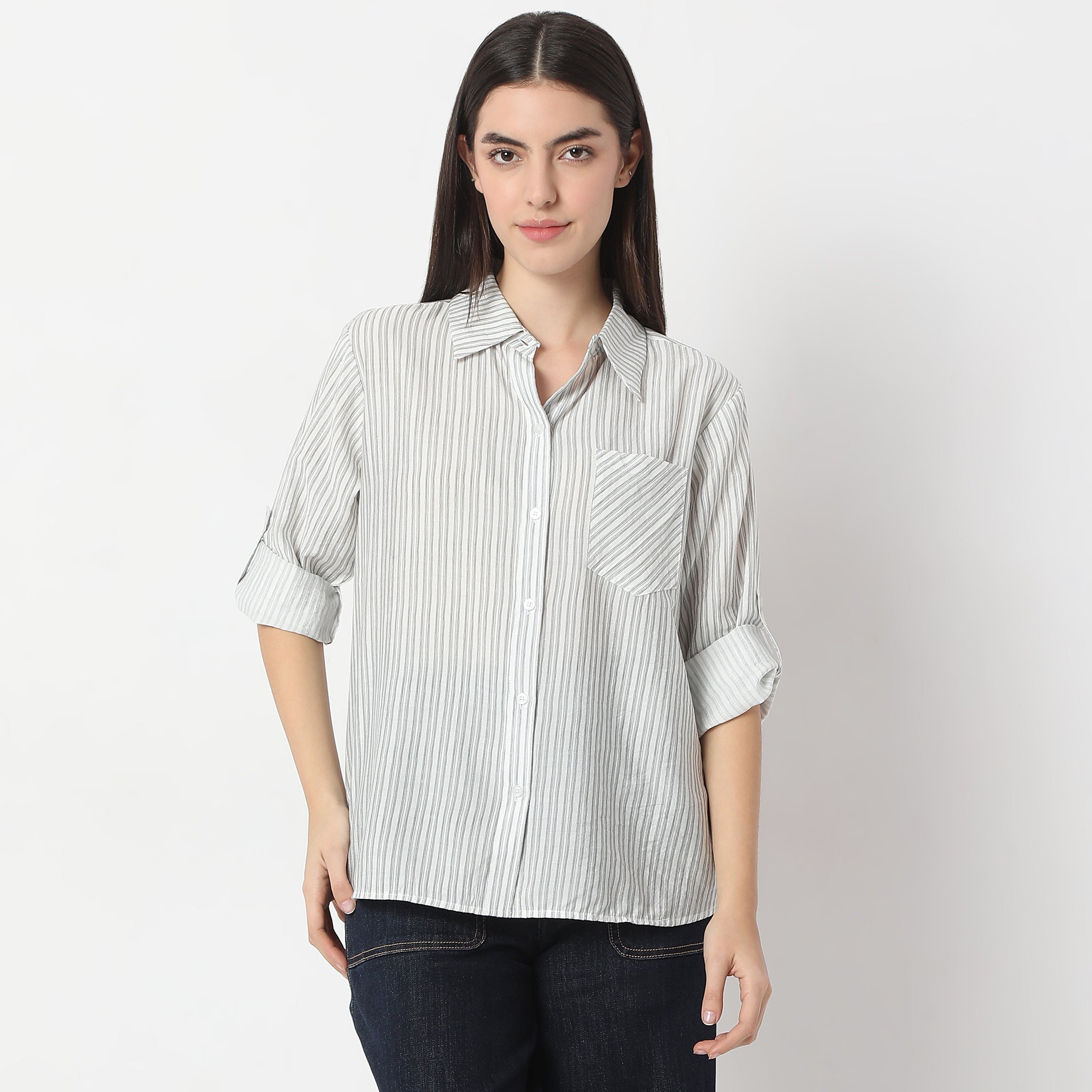 Regular Fit Striped Shirt