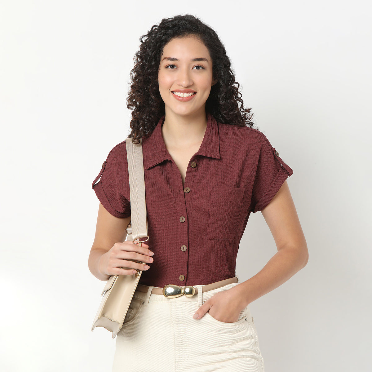 Solid Knitted Shirt