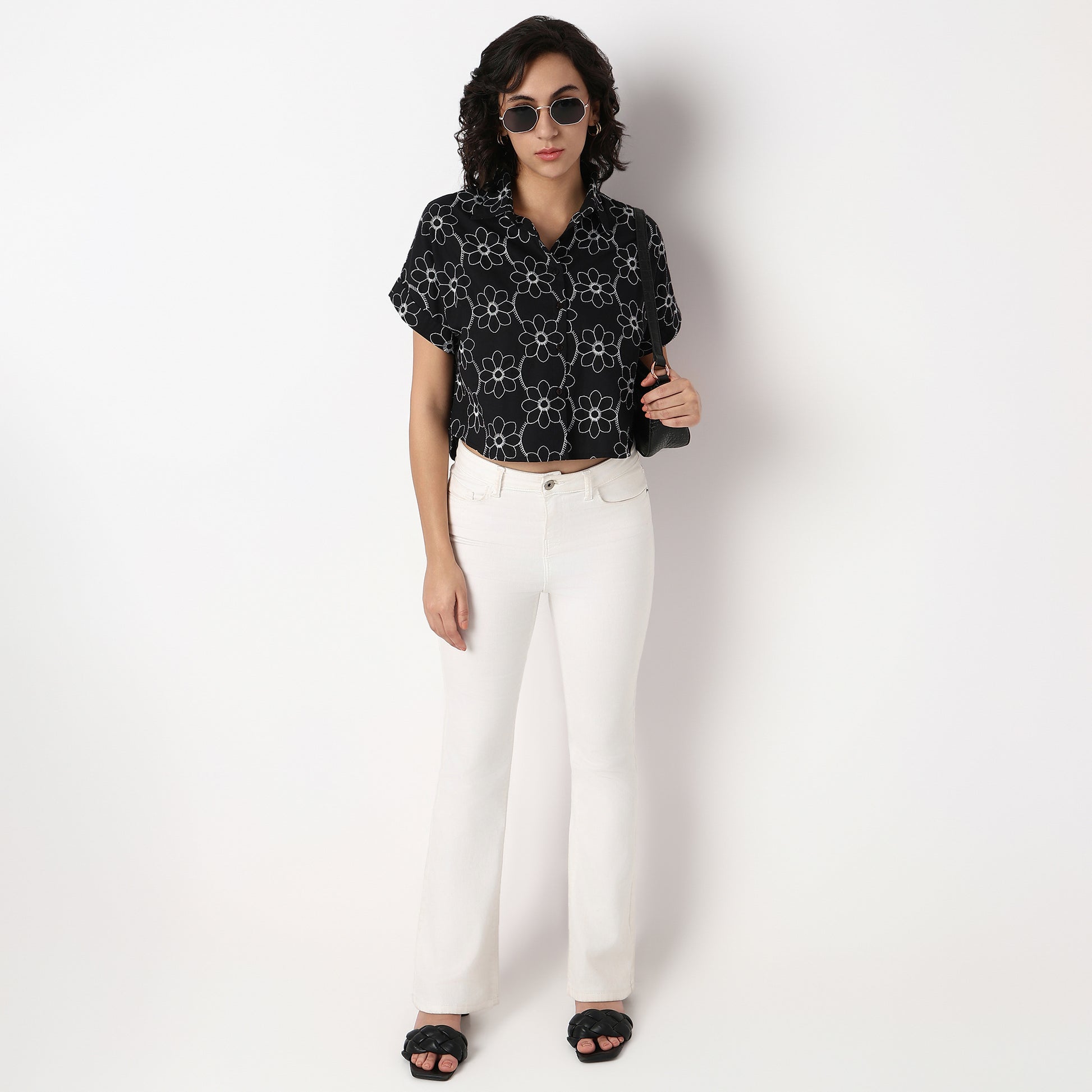 Woven Embroidered Shirt