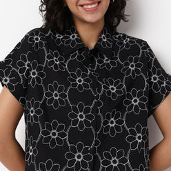 Woven Embroidered Shirt