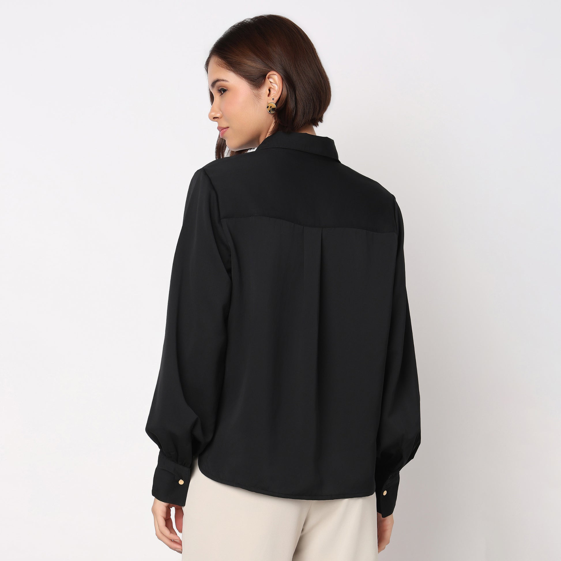 Solid Full Sleeve Shirt