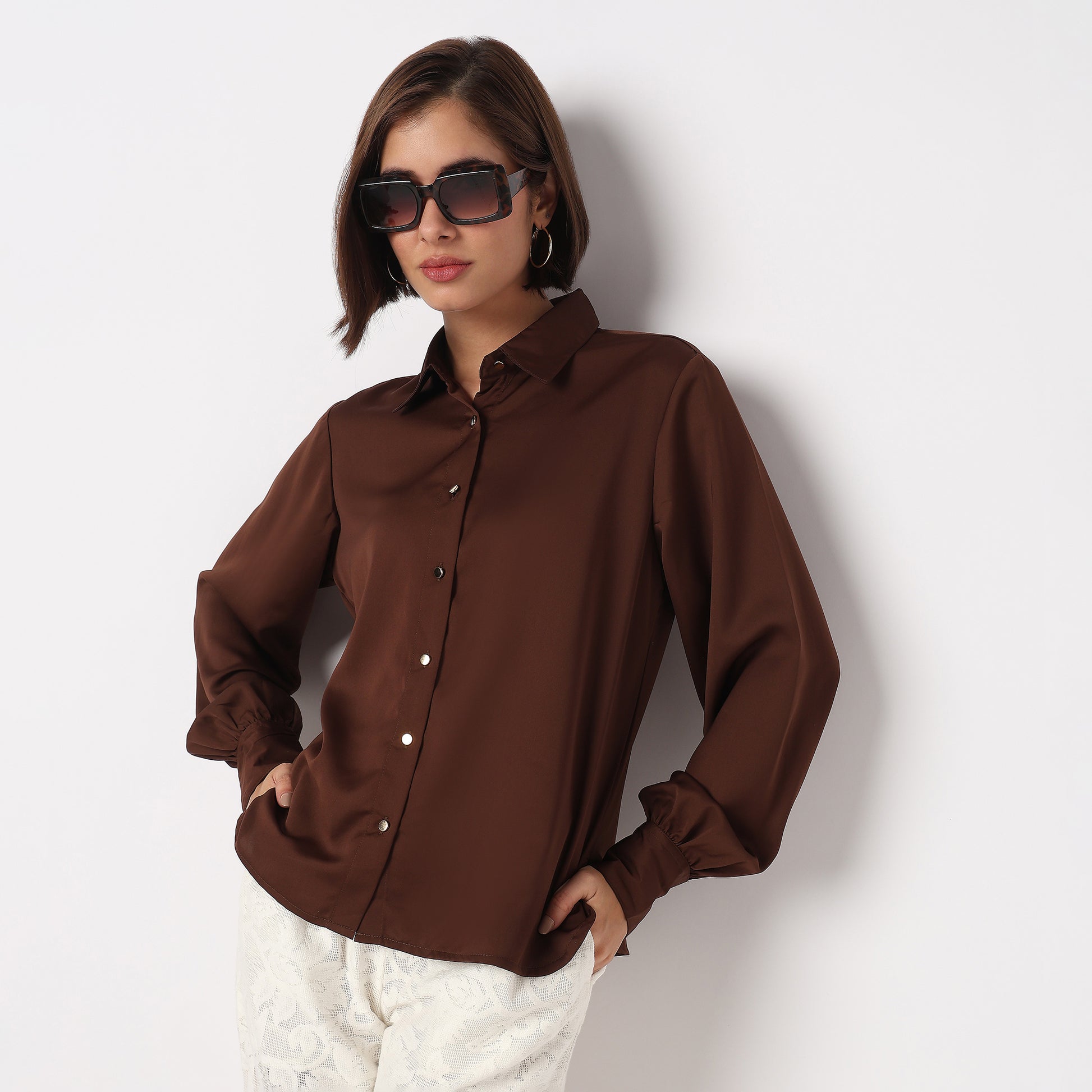 Solid Full Sleeve Shirt