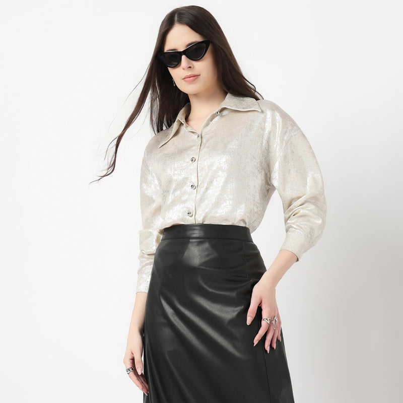 Relaxed Fit Full Sleeve Shirt