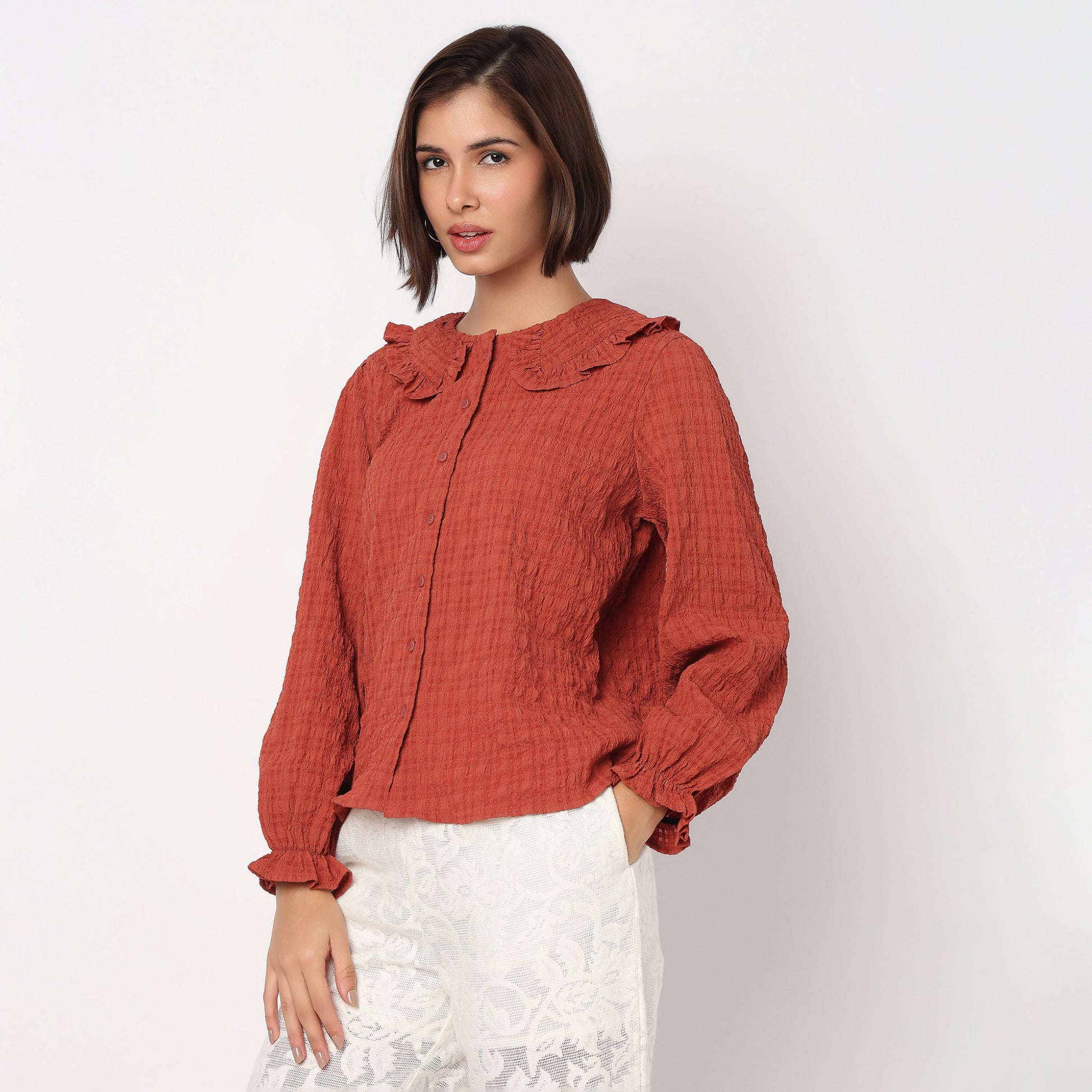 Structured Full Sleeve Shirt