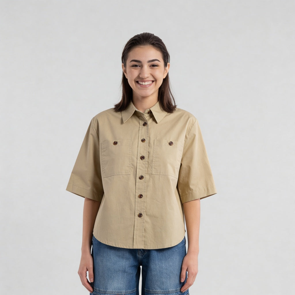 Woven Solid Shirt