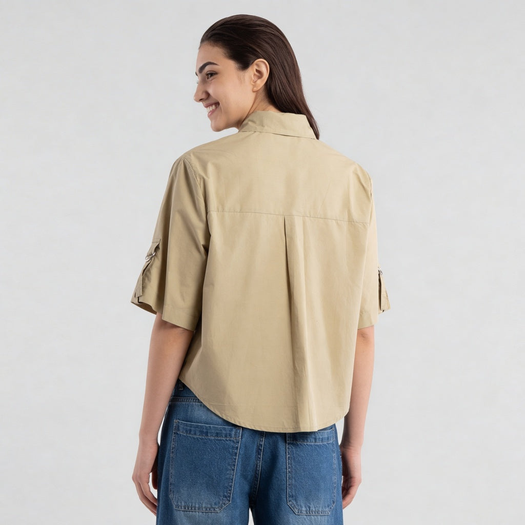 Woven Solid Shirt