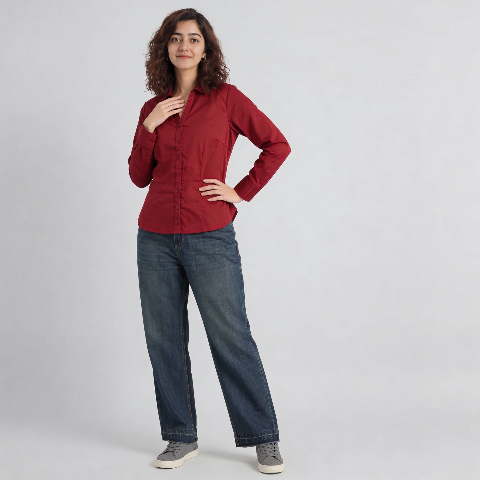 Solid Full Sleeve Shirt