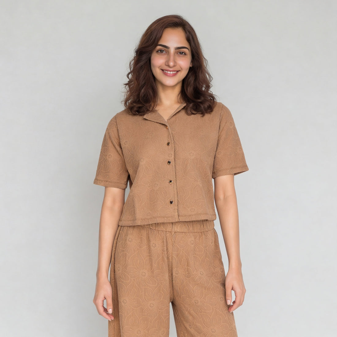Embroidered Half Sleeve Shirt