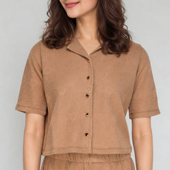 Embroidered Half Sleeve Shirt