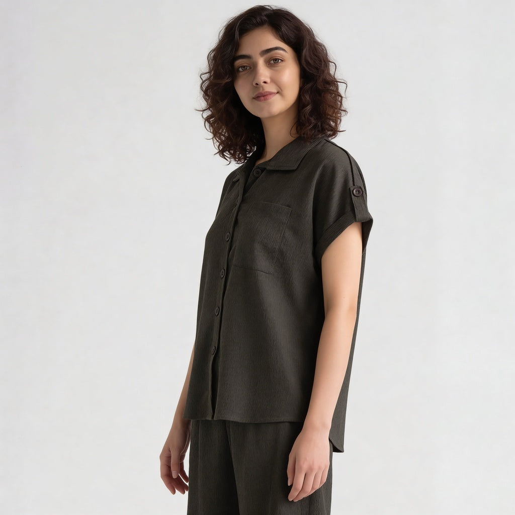 Structured Solid Shirt