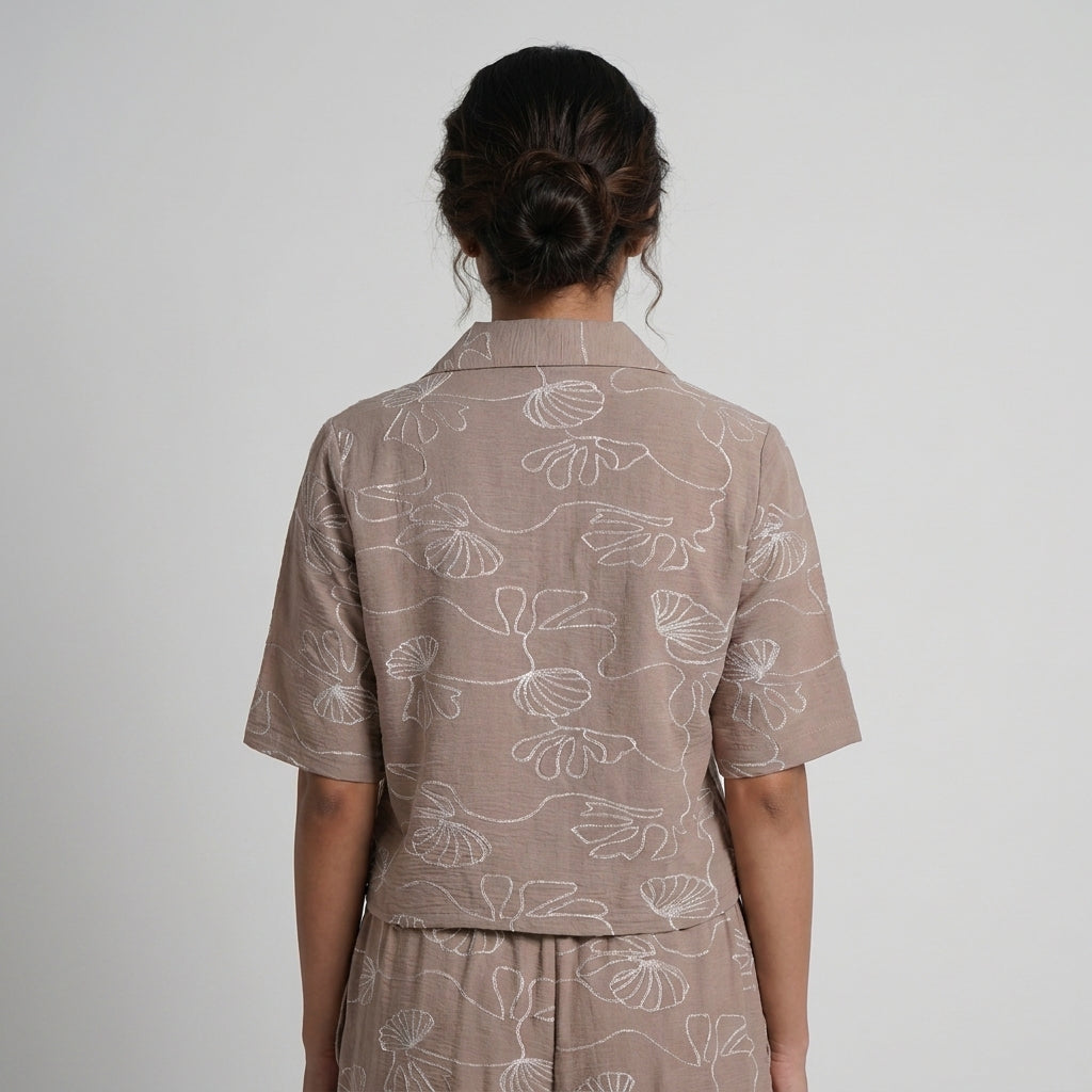 Embroidered Relaxed Fit Shirt