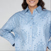 Cotton Schiffli Boxy Shirt