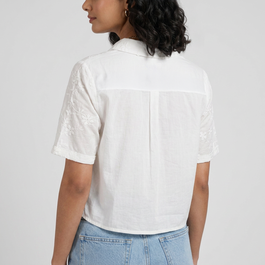 Cotton Embroidered Shirt