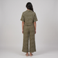 Embroidered Camp Collar Shirt
