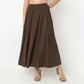 Ankle Length Solid Skirt