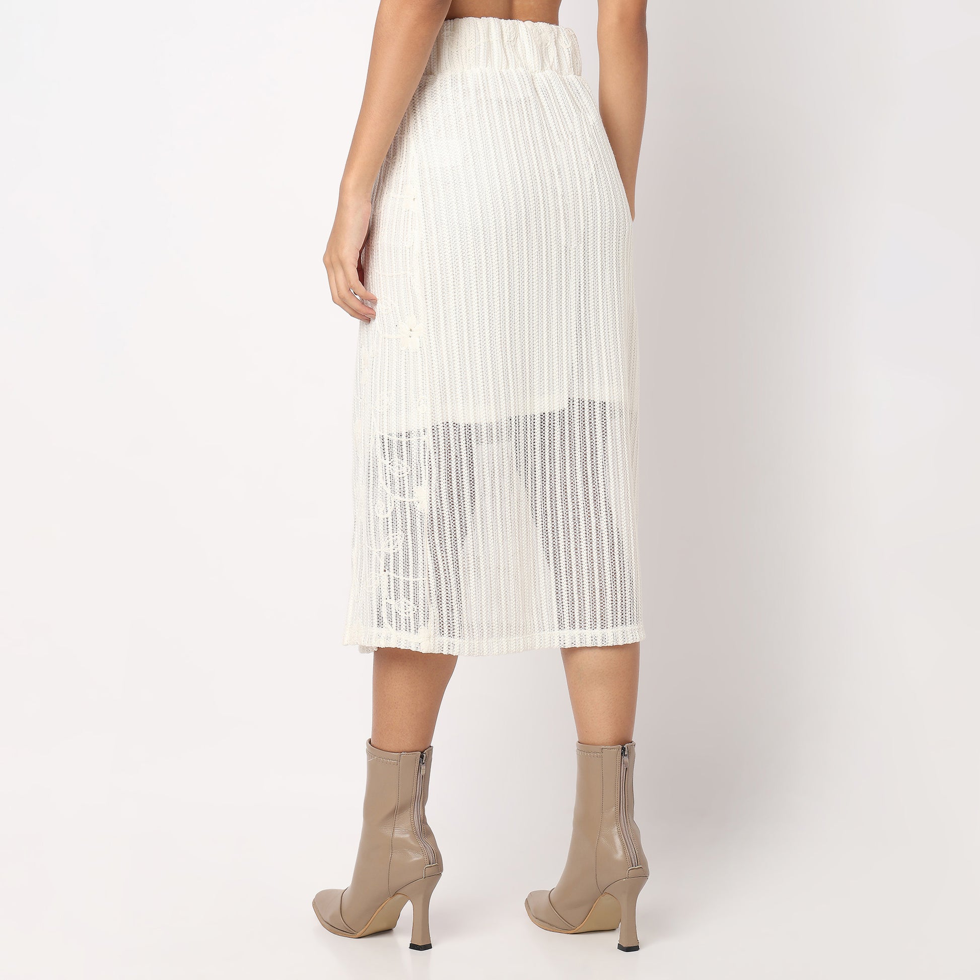 Slim Fit Pencil Skirt