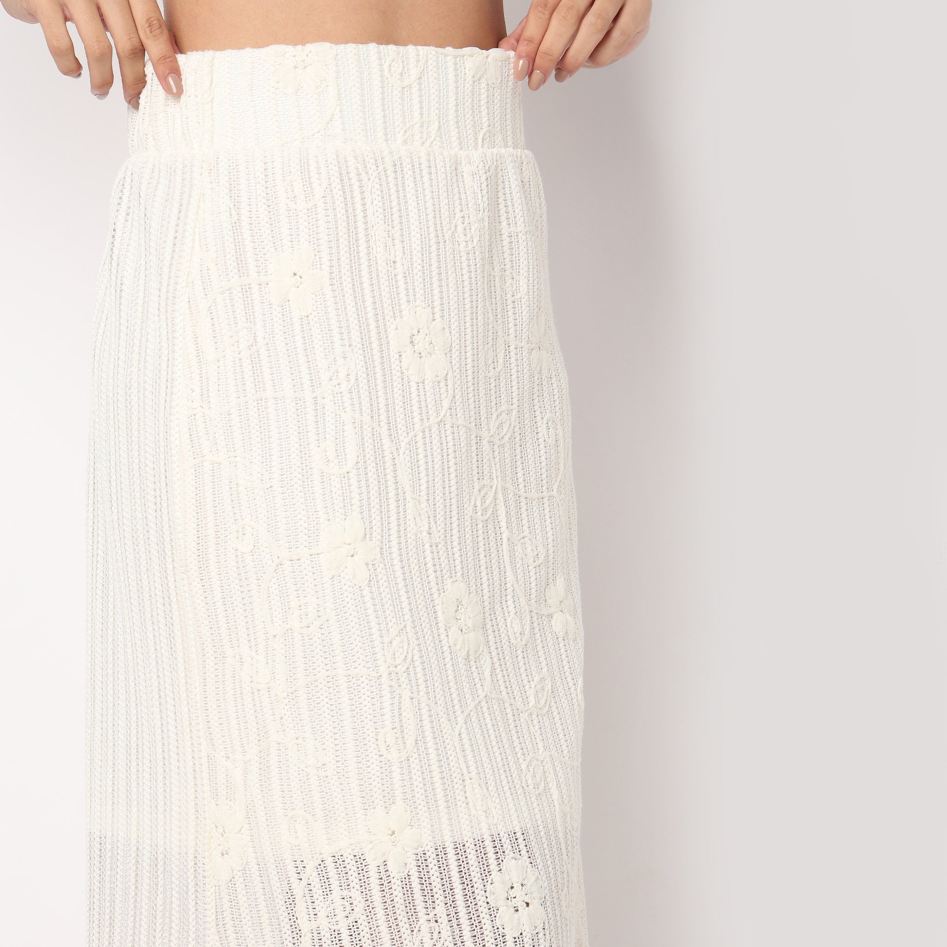 Slim Fit Pencil Skirt