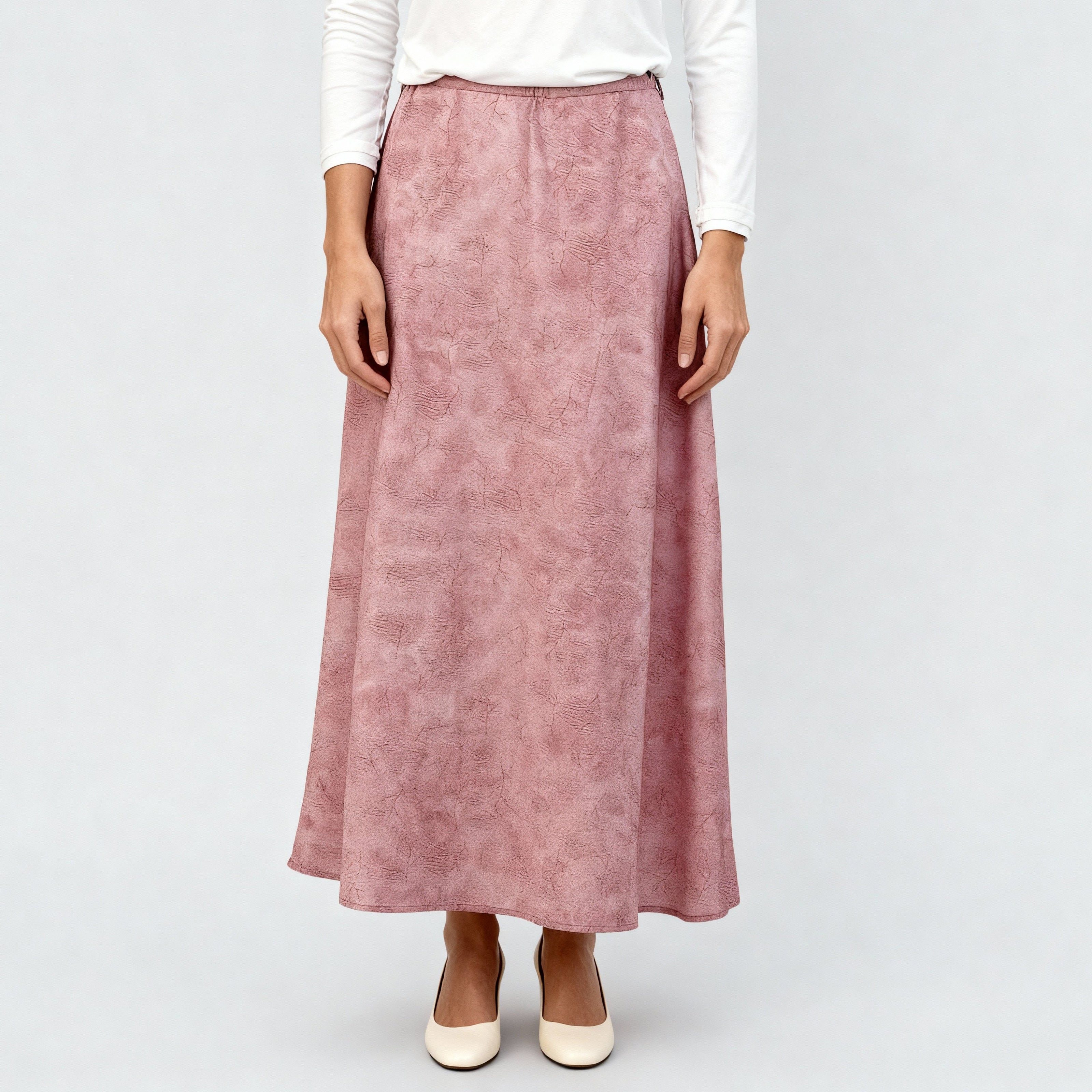 Printed Ankle Length Flared Skirt