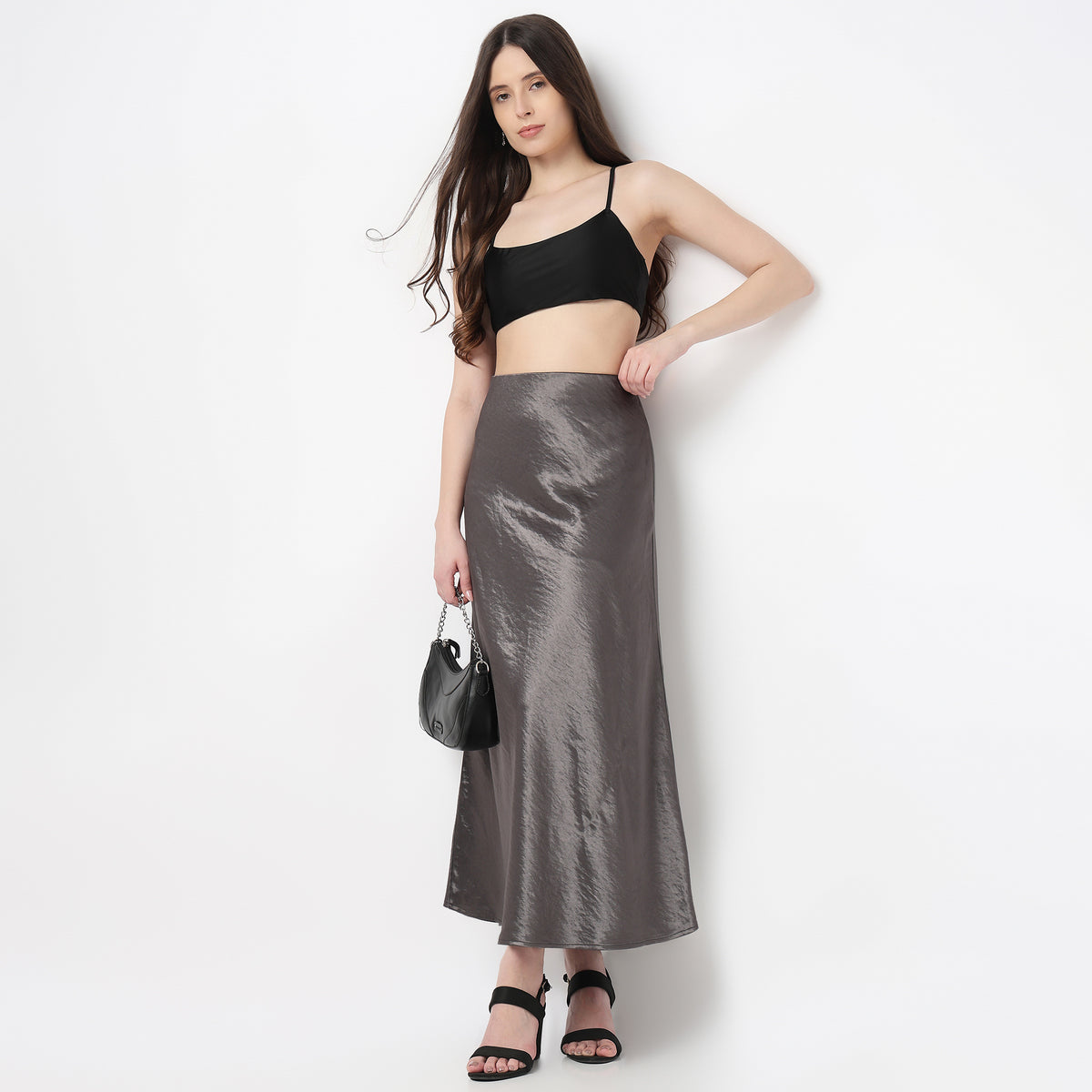 Ankle Length A Line Skirt
