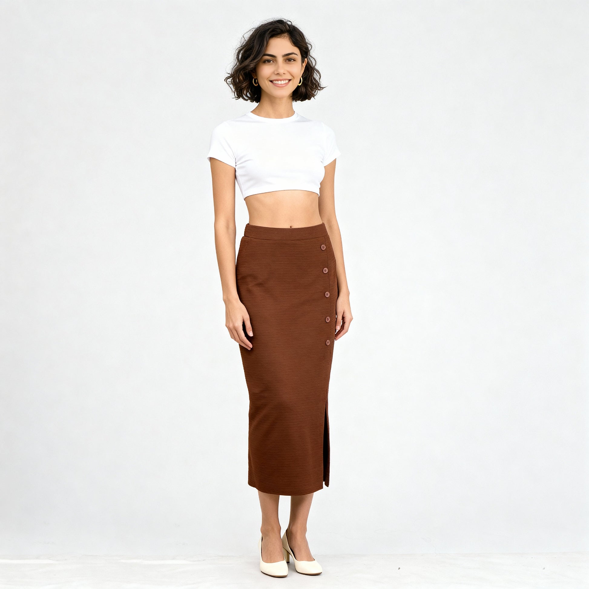 Structured Knitted Skirt