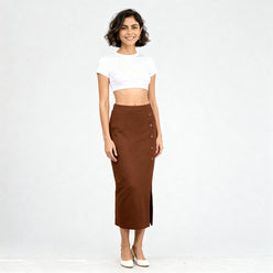 Structured Knitted Skirt