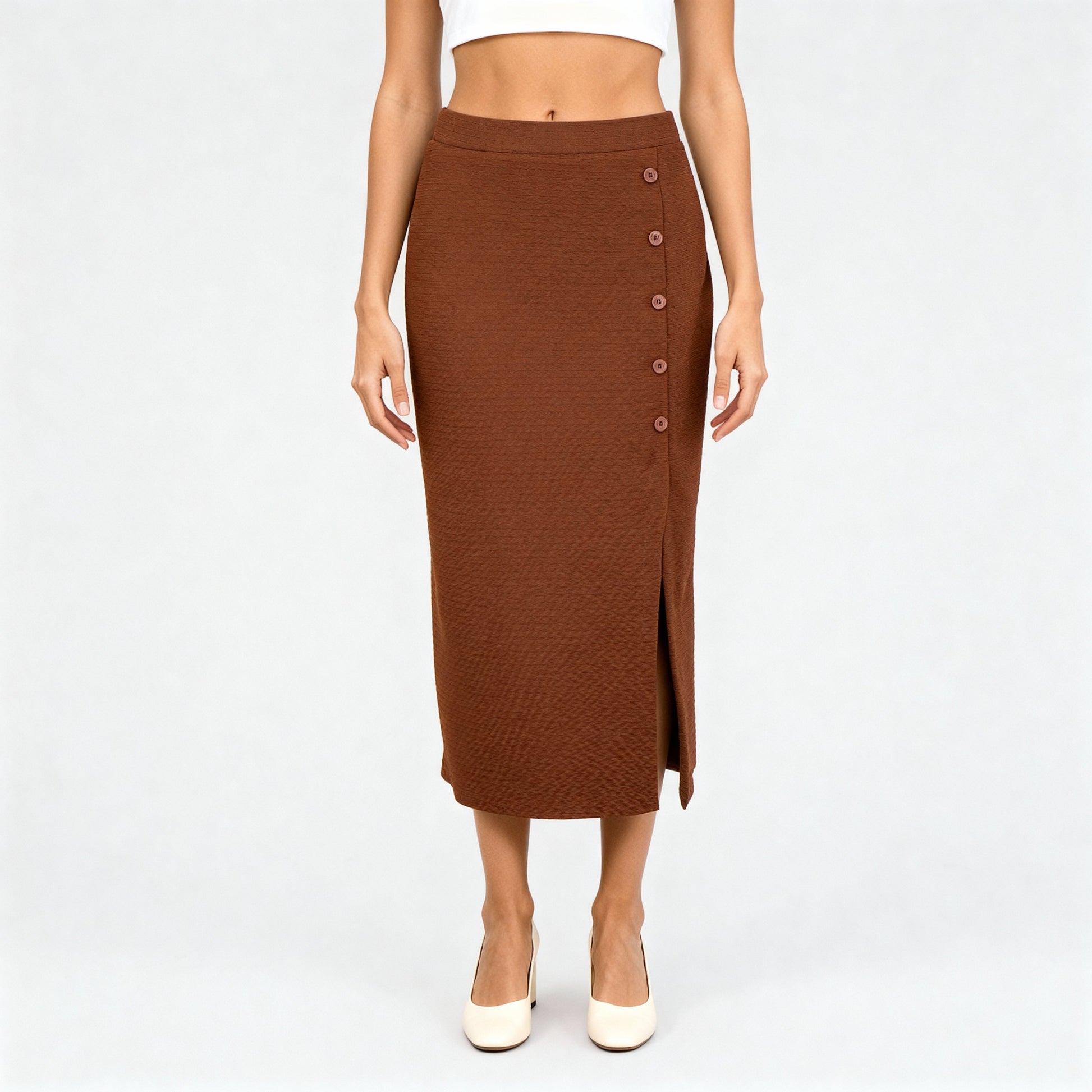 Structured Knitted Skirt