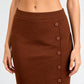 Structured Knitted Skirt