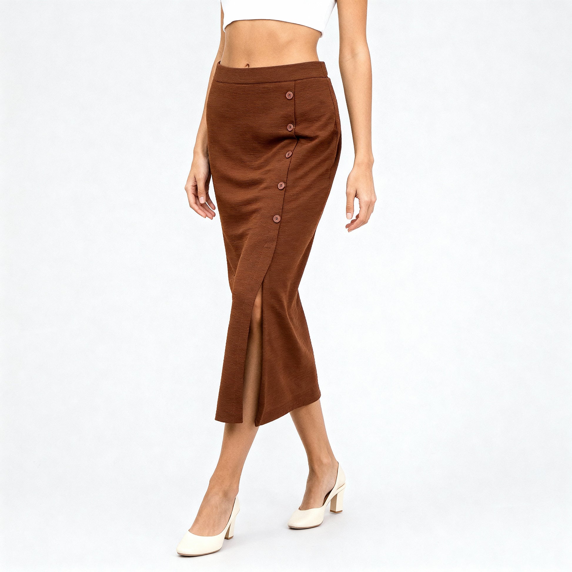 Structured Knitted Skirt