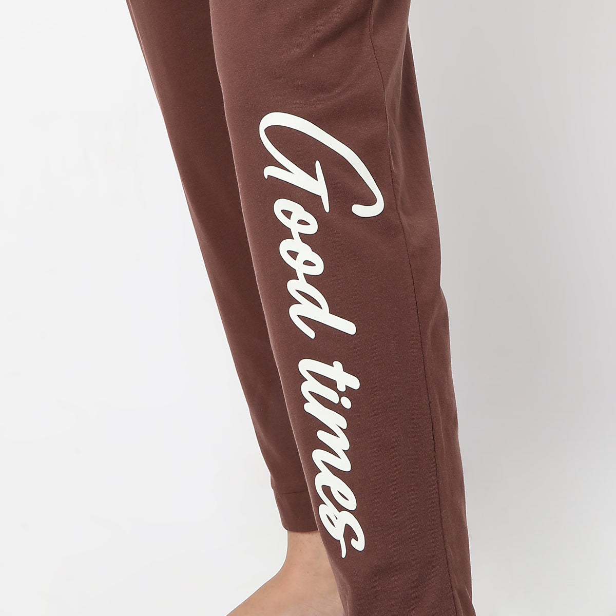 Printed Mid Rise Lounge Joggers