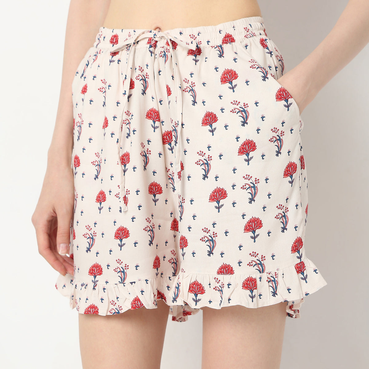 Regular Fit Printed Shorts