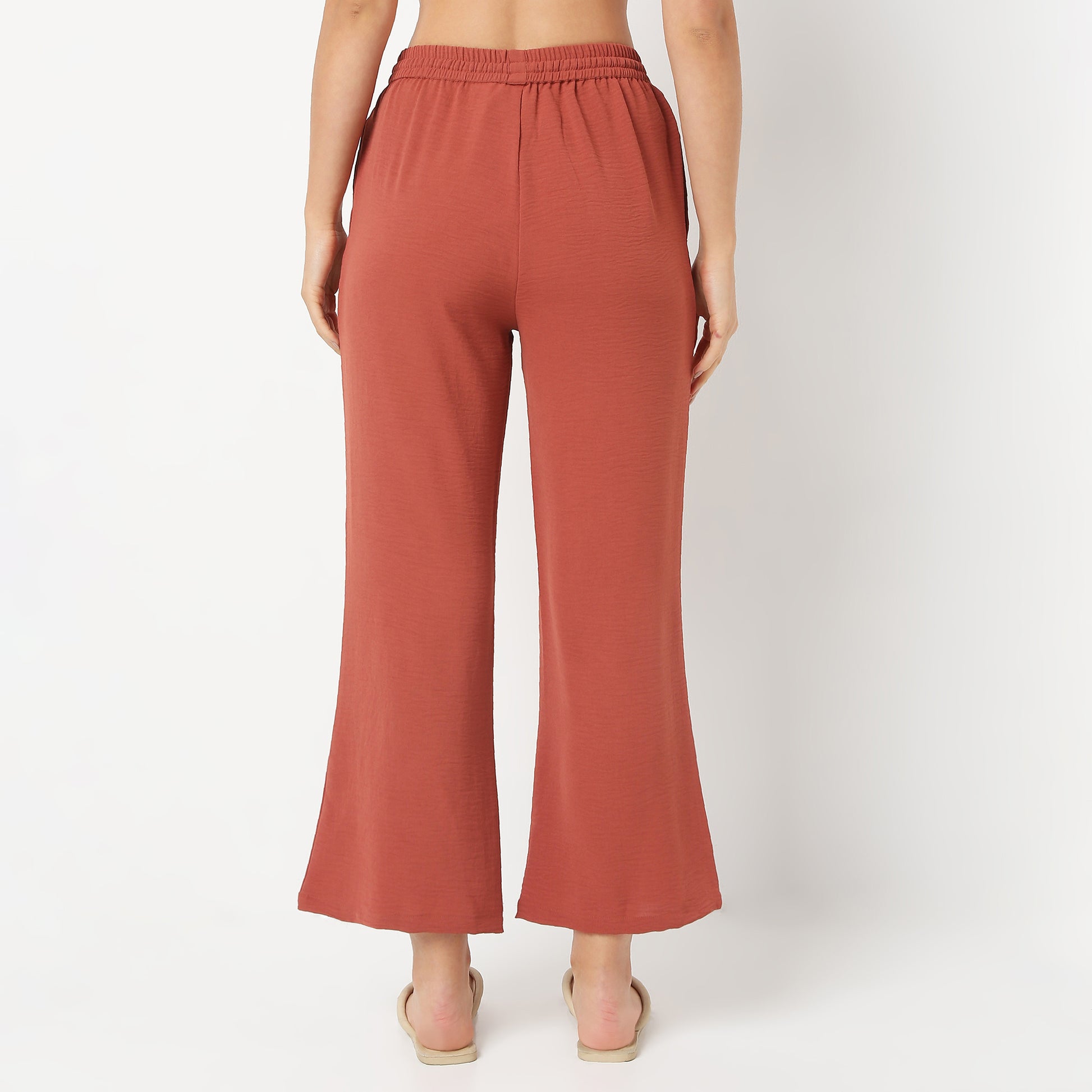 Solid Loungewear Palazzos
