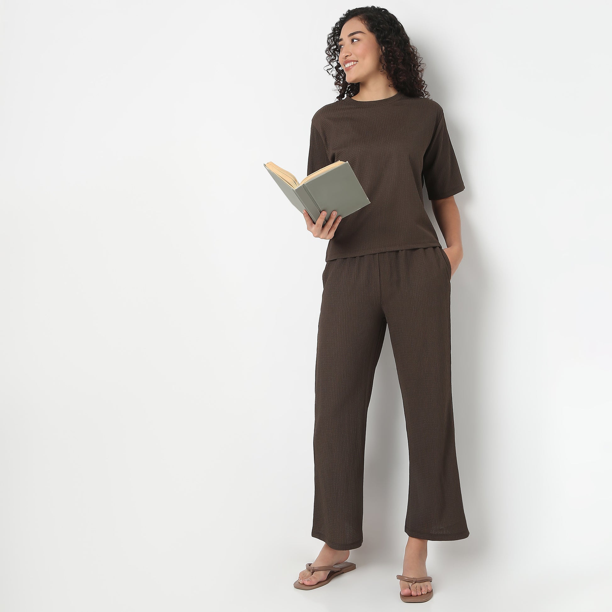Solid Loungewear Palazzo